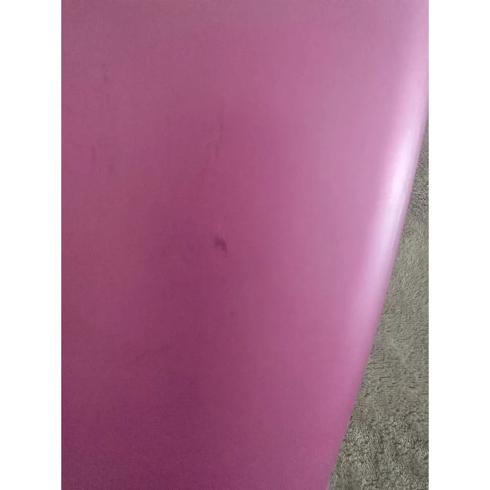 Vintage Vase Pink Fuchsia Frosted Glass 9x5
